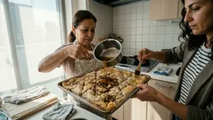 おうちバクラヴァを1時間以内に：層がサクッと決まる“温度差”のコツ