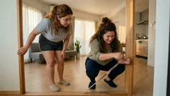 一見きれいでも動きが重い…:ふすまレールの溝汚れを輪ゴム1本で絡め取るコツ