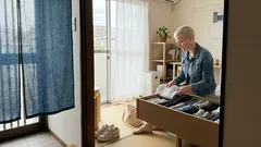 引き出しを開けた瞬間、服がすぐ見つかる——こんまり流「立てるたたみ方」で整う収納のつくり方